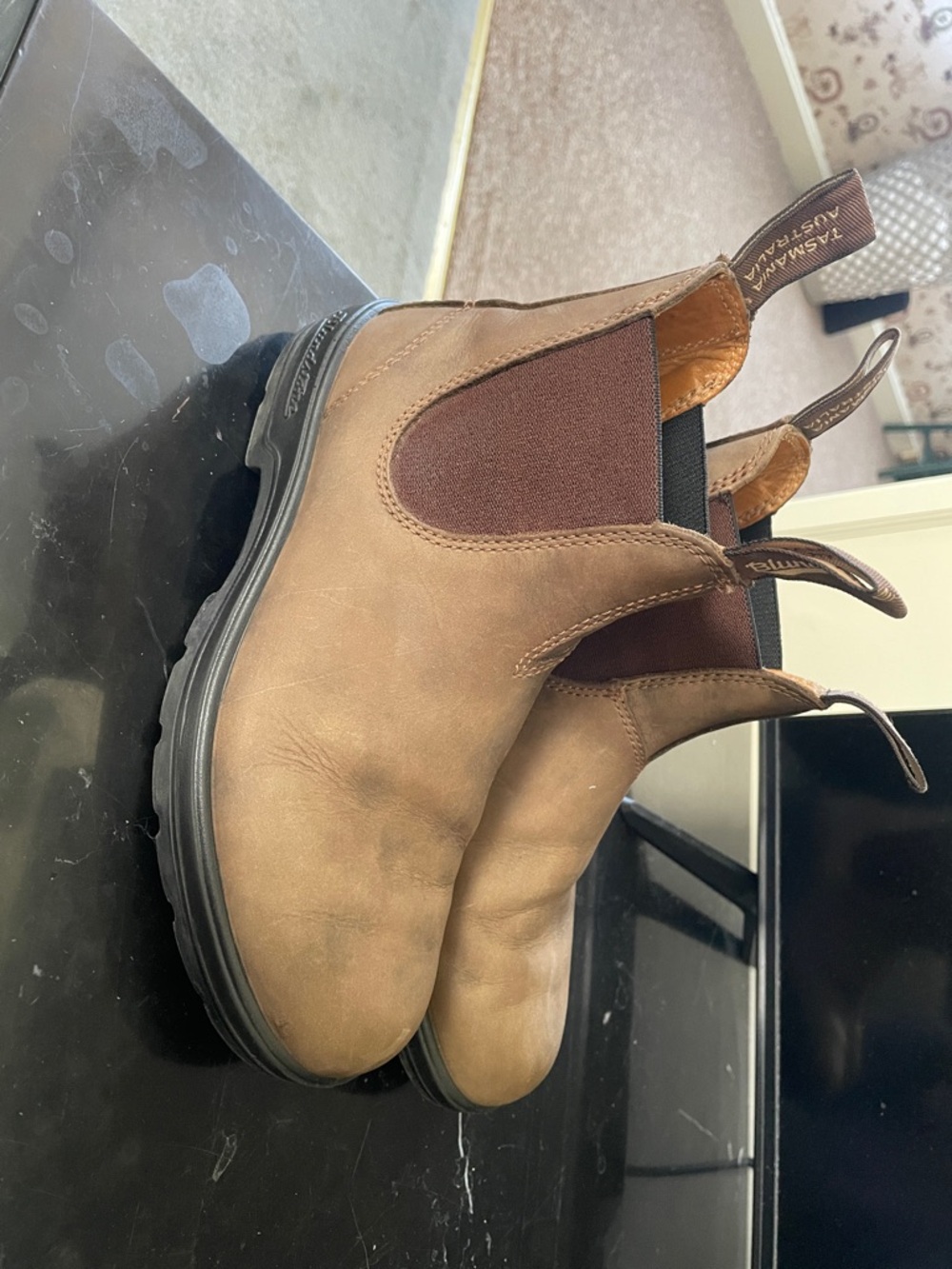 BLUNDSTONE UNISEX CLASSICS CHELSEA BOOTS - Brown - Picture 6 of 9